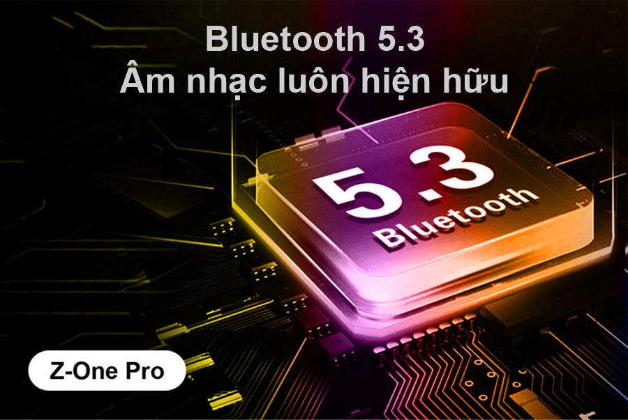Tai nghe không dây myALO Z-One Pro tích hợp Bluetooth 5.3, kết nối nhanh và ổn định