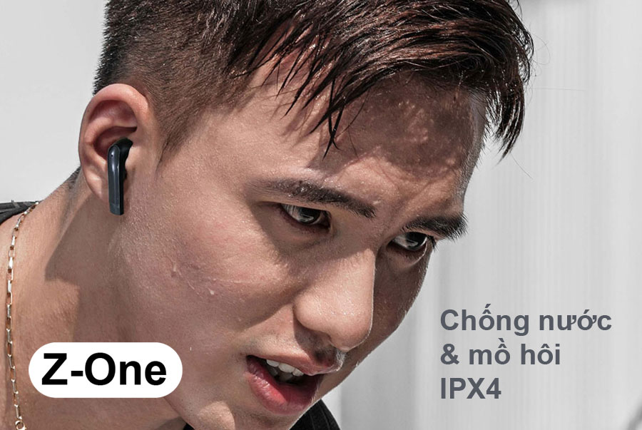 Tai nghe không dây myALO Z-One có khả năng chống nước và mồ hôi IPX4