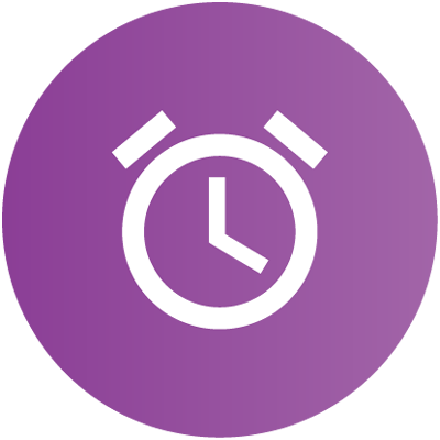 Alarm icon: đồng hồ thông minh trẻ em, đồng hồ định vị trẻ em myALO K74 có 5 lịch báo thức để nhắc nhở trẻ.