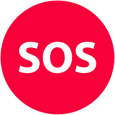 SOS icon - đồng hồ thông minh trẻ em, đồng hồ định vị trẻ em myALO K74 có nút liên lạc khẩn cấp SOS