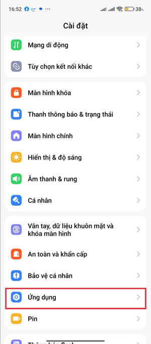 Cài đặt quyền cho ứng dụng myAlo myKids trên điện thoại Android